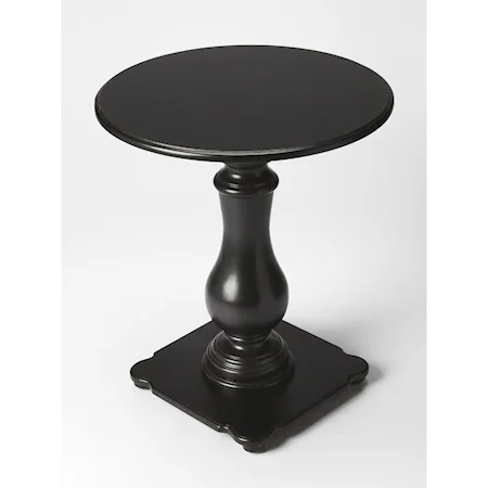 Edenbridge Black Licorice Pedestal Table
